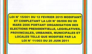 Loi électorale, RDC