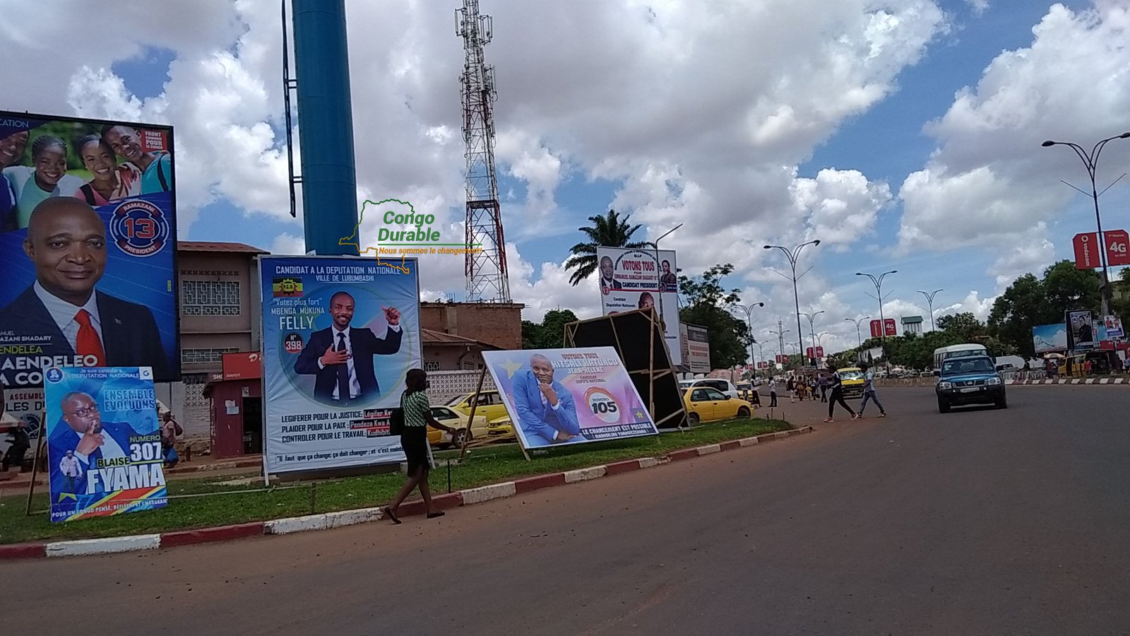RDC, Campagne électorale rdc, Machine à voter, Lubumbashi