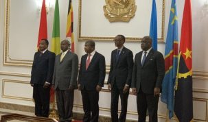 président Félix Tshisekedi, Kagame, Museveni